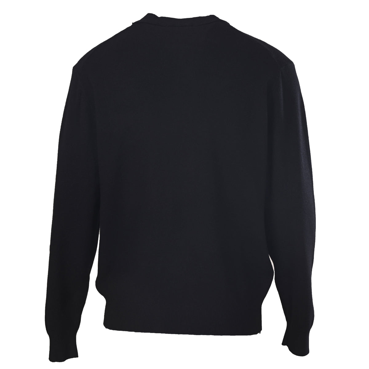 Burberry Black Equestrian Knight Logo Crew Neck Sweater