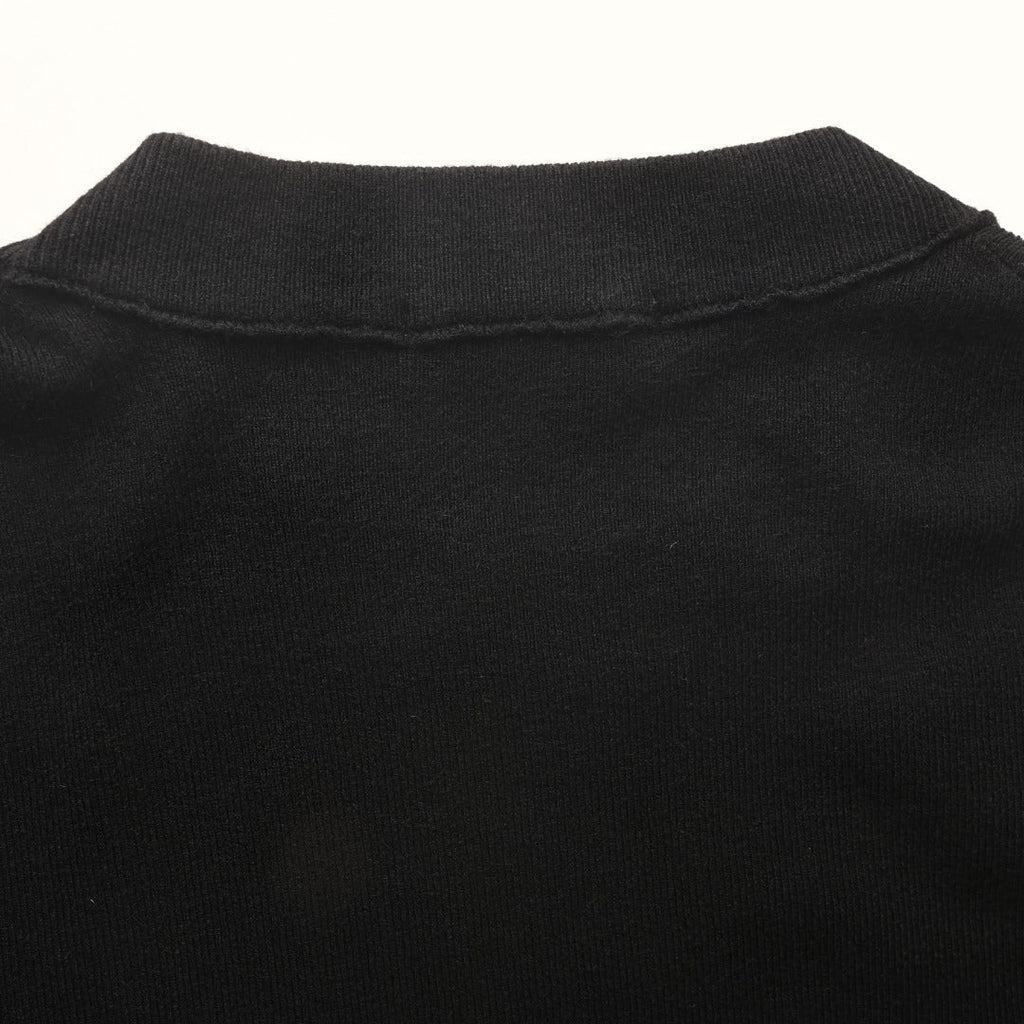 Burberry Black Equestrian Knight Logo Crew Neck Sweater