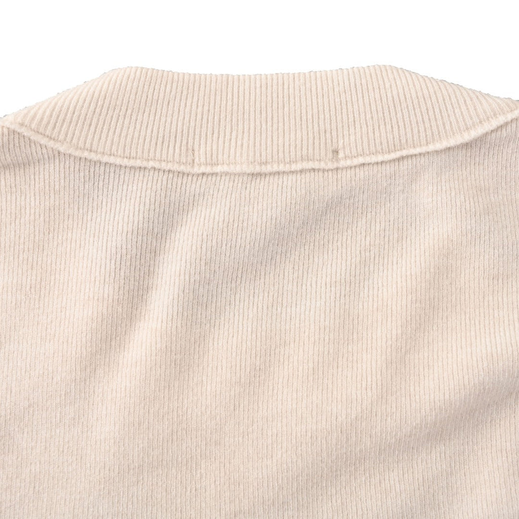 Burberry Cream Equestrian Knight Logo Crew Neck Sweater