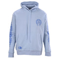 Chrome Hearts Light Blue Miami Horseshoe Logo Pullover Hoodie