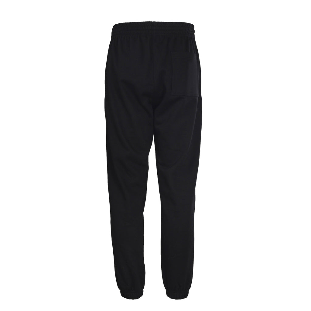Burberry Black Equestrian Knight Logo Jogger Pants