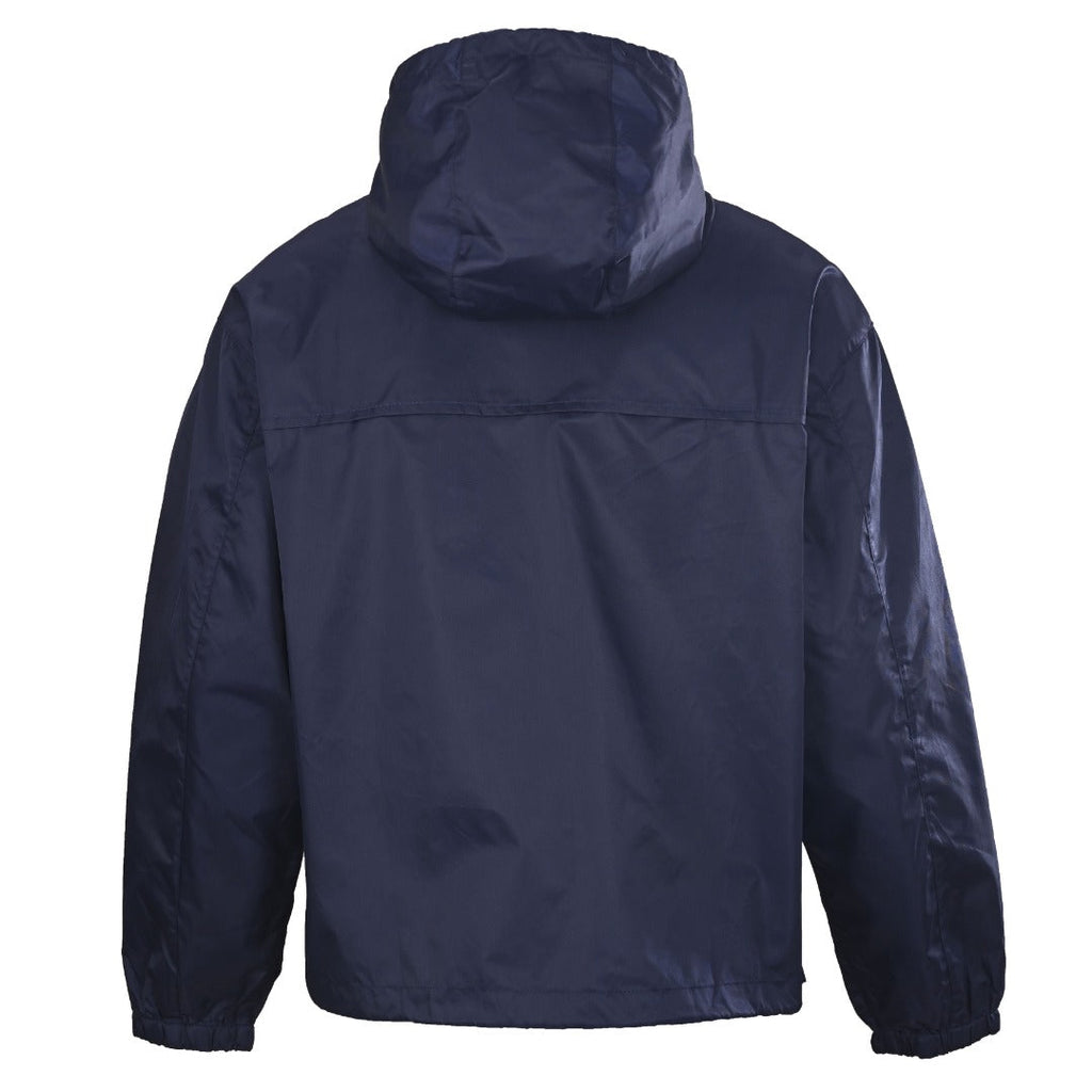 Prada Navy Triangle Logo Re-Nylon Hooded Windbreaker