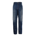 Prada Dark Blue Triangle Logo Straight Leg Denim Jeans