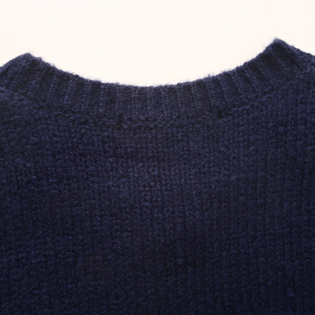 Louis Vuitton Navy LV Logo Knit Button Cardigan
