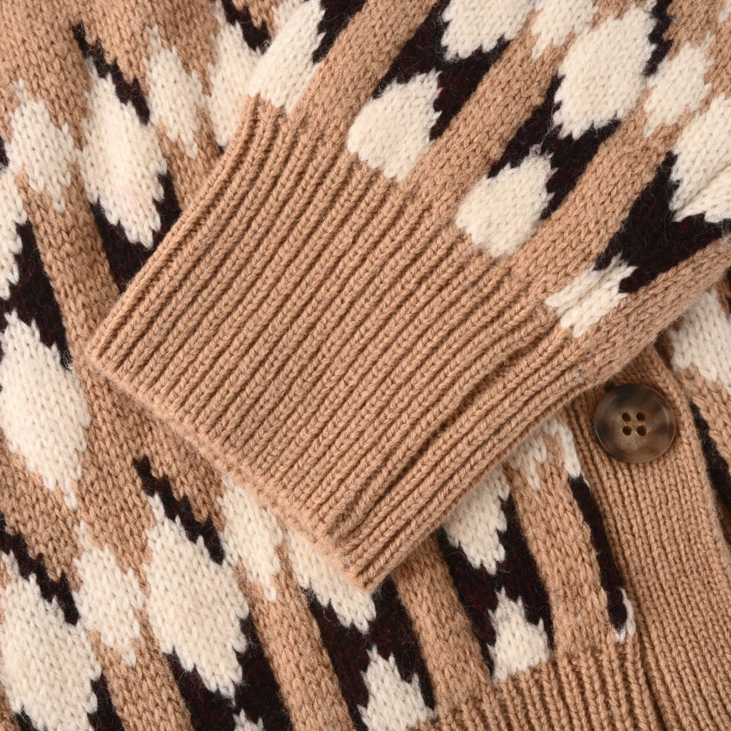 Polo Ralph Lauren Fair Isle Pattern Knit Cardigan
