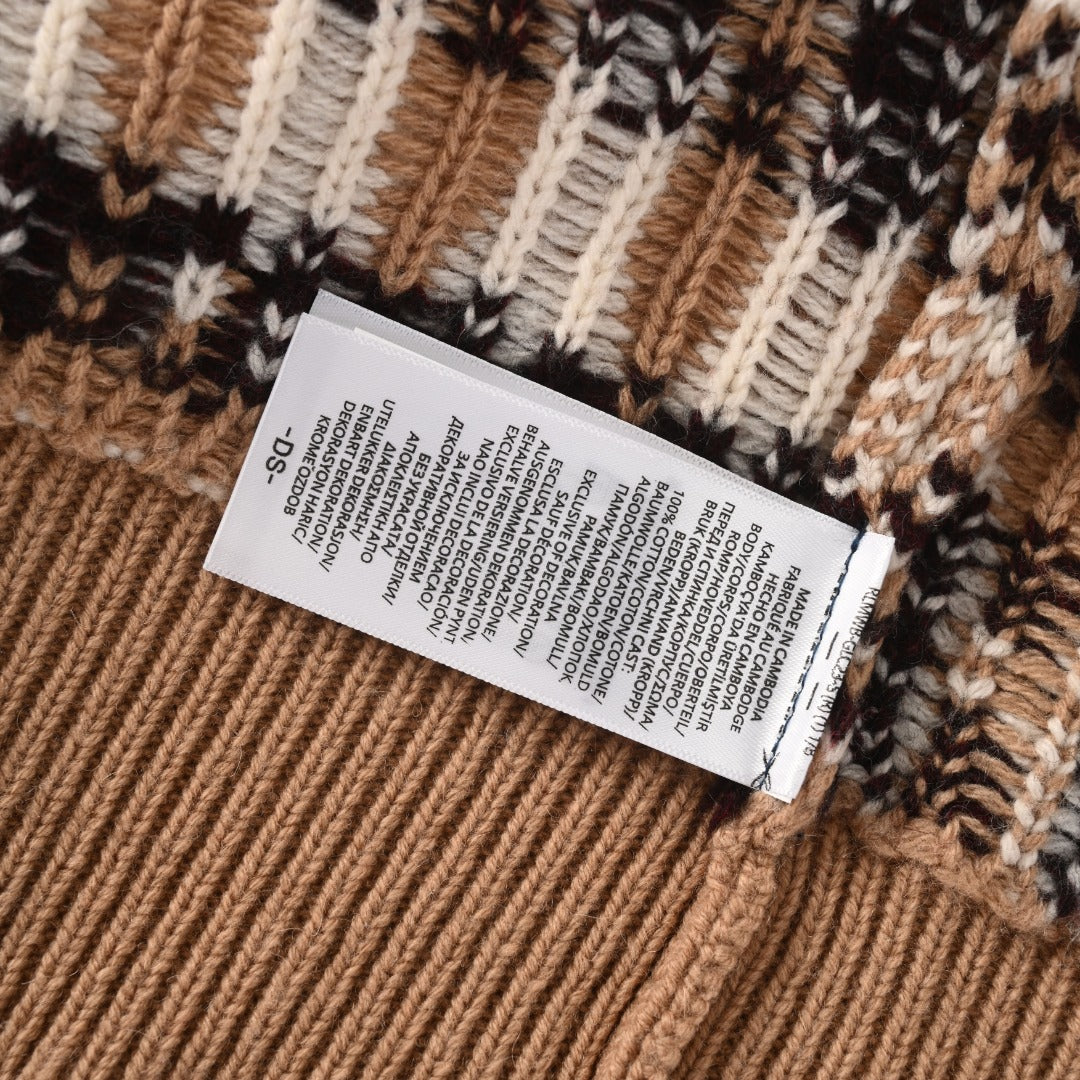 Polo Ralph Lauren Fair Isle Pattern Knit Cardigan