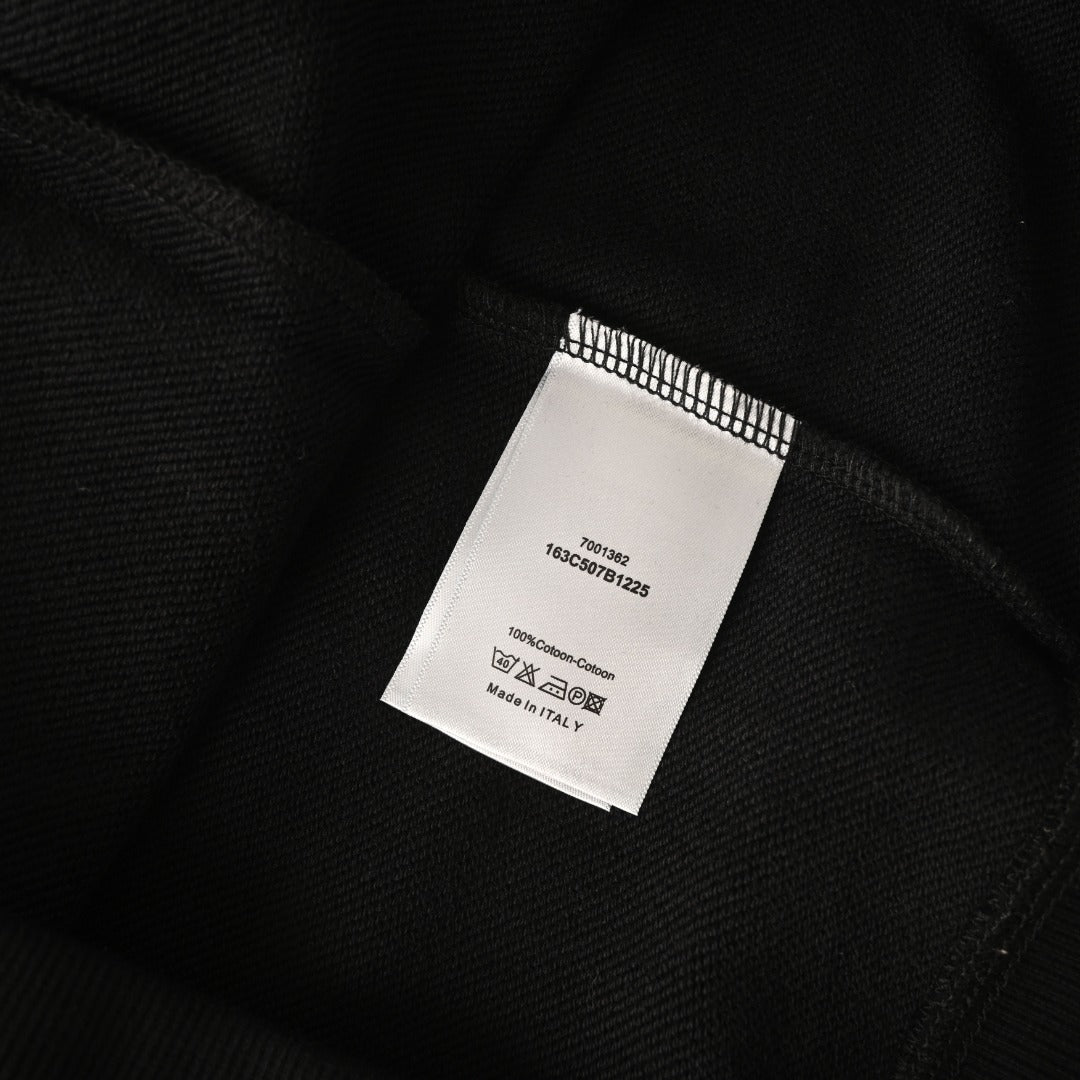 Dior Christian Dior CD Logo Black Crew Neck Sweatshirt