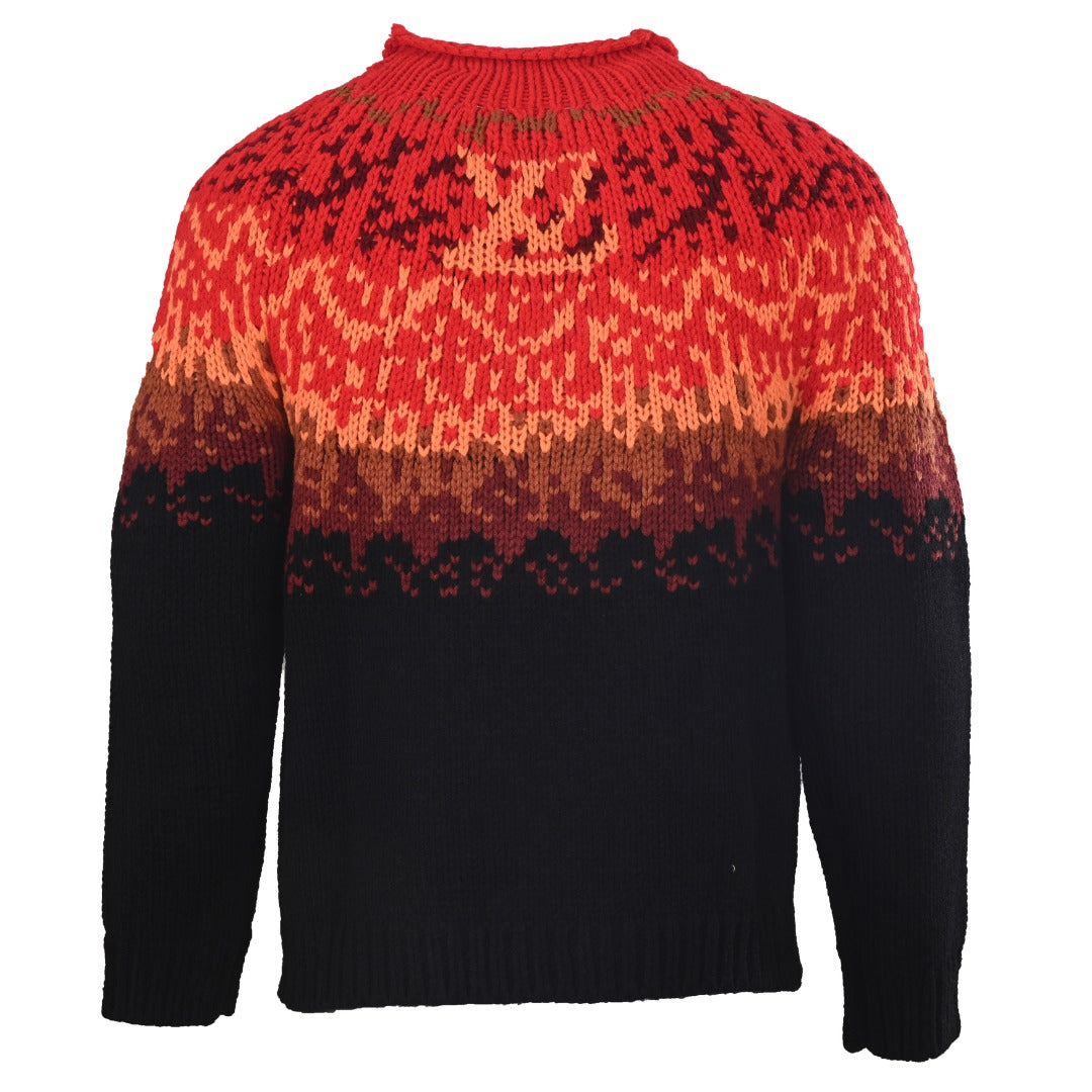 Louis Vuitton Gradient Fair Isle Wool Crew Neck Sweater