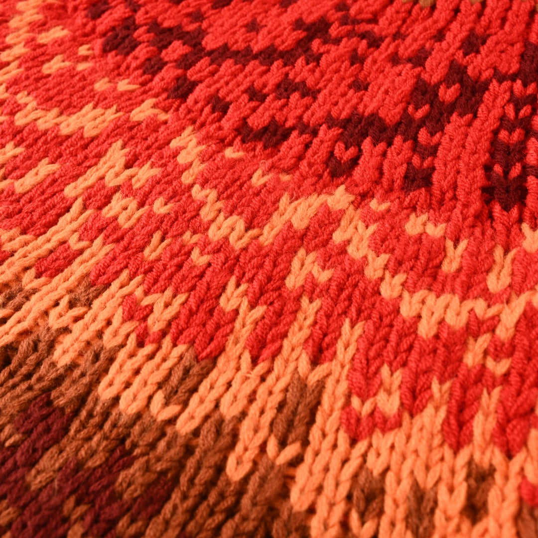 Louis Vuitton Gradient Fair Isle Wool Crew Neck Sweater