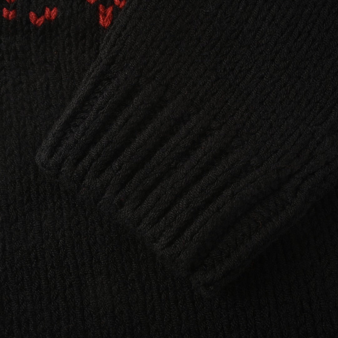 Louis Vuitton Gradient Fair Isle Wool Crew Neck Sweater