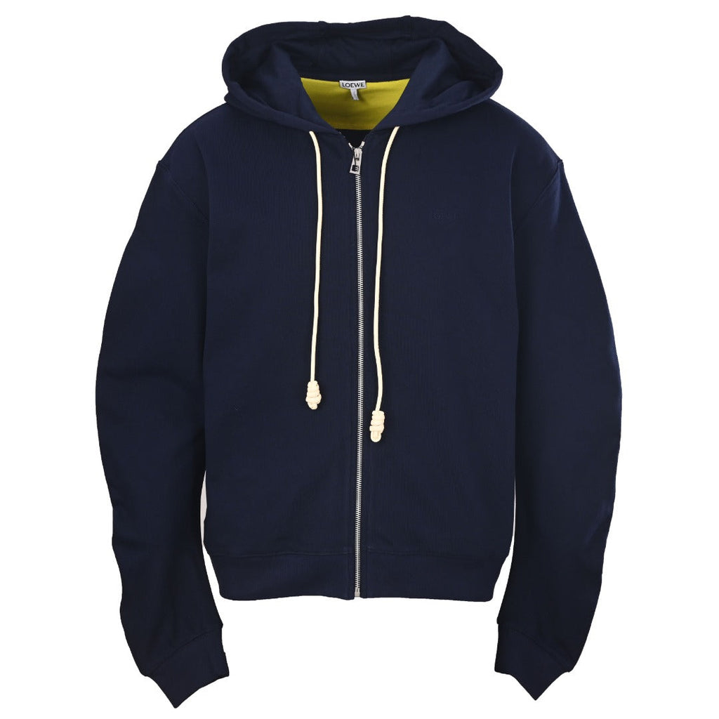 Loewe Paula's Ibiza Navy Full Zip Hooded Sweatshirt