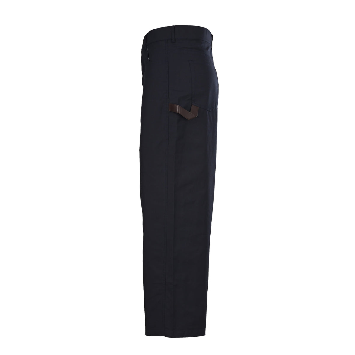 Loewe Navy Wide Leg Carpenter Cotton Trousers