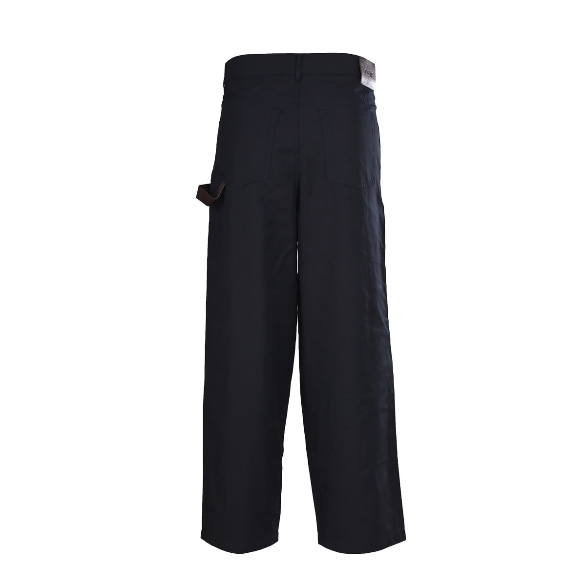 Loewe Navy Wide Leg Carpenter Cotton Trousers