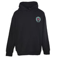 Chrome Hearts Horseshoe Logo Black Embroidered Hoodie