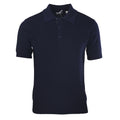 Burberry Navy Knit Short Sleeve Polo Shirt