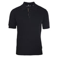 Burberry Black Knit Short Sleeve Polo Shirt