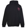 Chrome Hearts Black Pink Cross Embroidered Pullover Hoodie