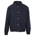 Dior Navy Oblique Jacquard Collared Coach Jacket