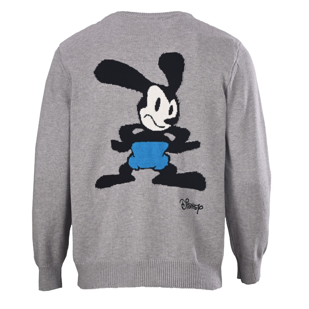 Givenchy Grey Oswald Disney Crew Neck Knit Sweater
