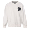 Chrome Hearts White Beijing Horseshoe Logo Crew Sweatshirt