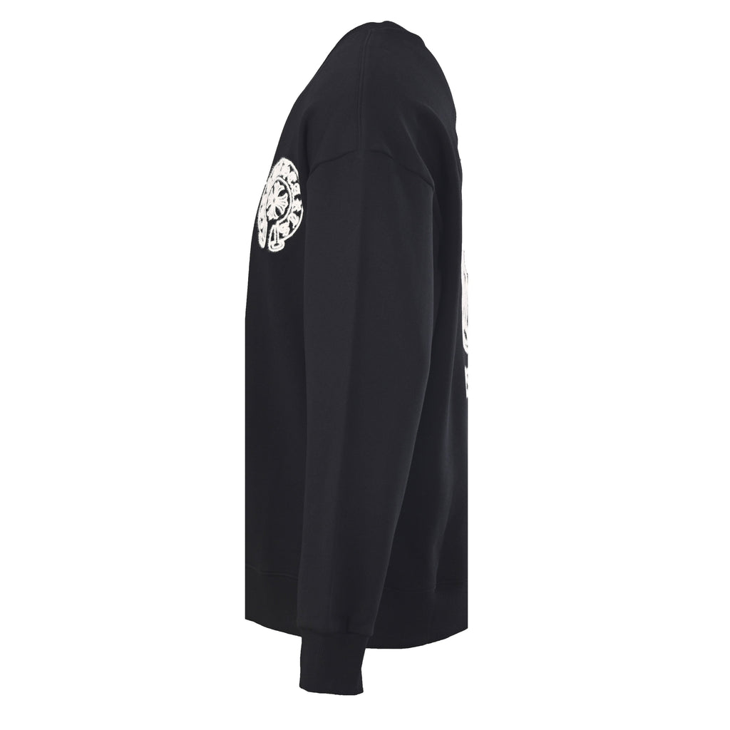 Chrome Hearts Black Beijing Horseshoe Logo Crew Sweatshirt