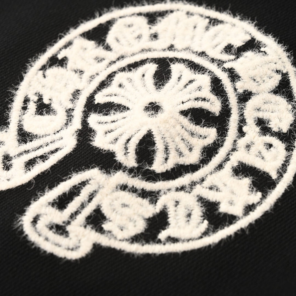 Chrome Hearts Black Beijing Horseshoe Logo Crew Sweatshirt