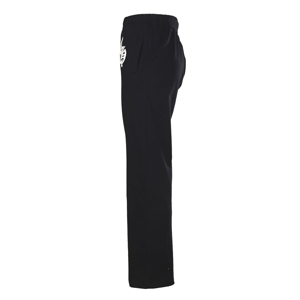 Chrome Hearts Black Gothic Logo Straight Sweatpants