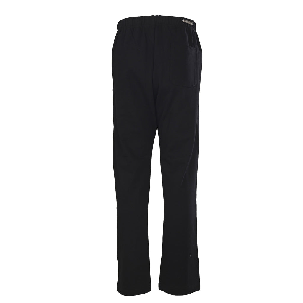 Chrome Hearts Black Gothic Logo Straight Sweatpants